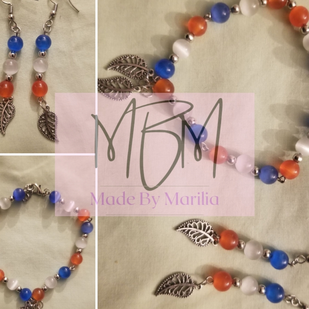 Handmade Bracelet and Earrings set